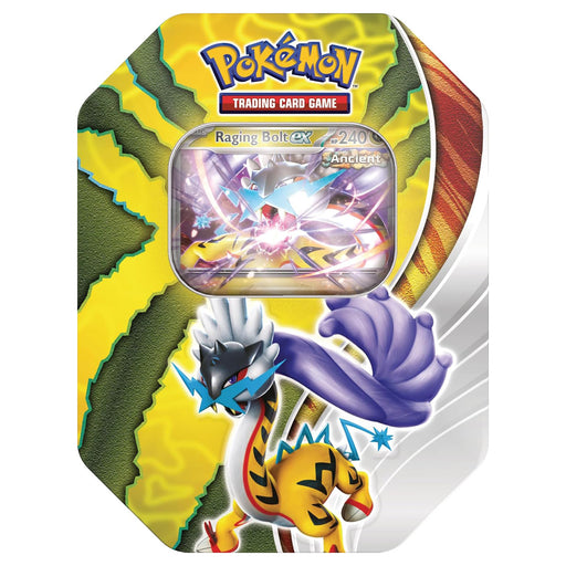 Pokémon TCG: Paradox Destinies Raging Bolt ex Tin