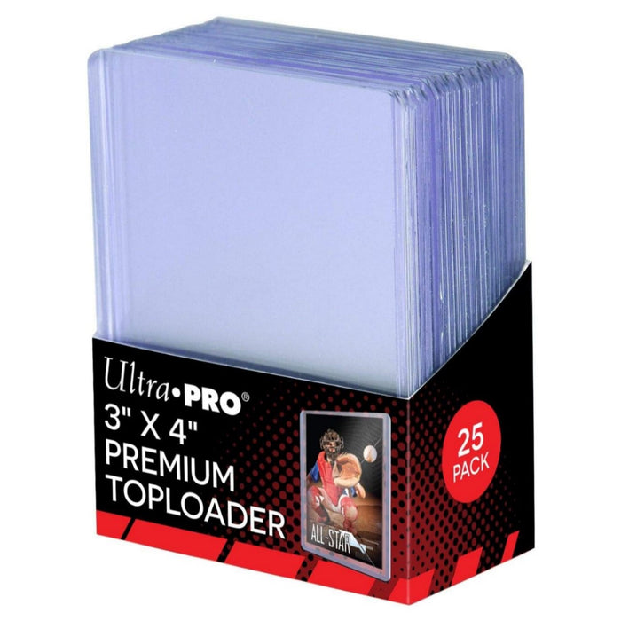 Ultra PRO 3" x 4" Ultra Clear Premium Toploaders (25 Pack)