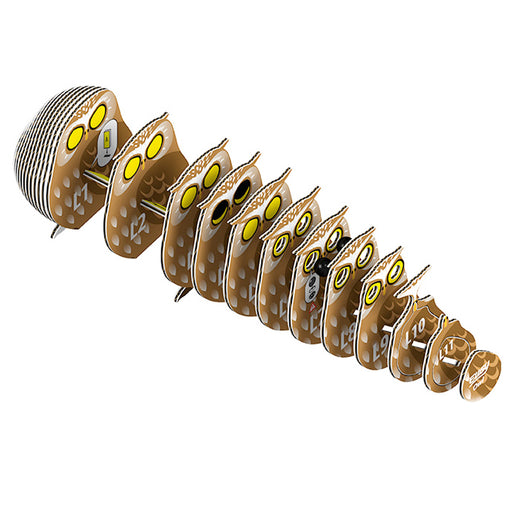 EUGY Owl 3D Cardboard Model Kit