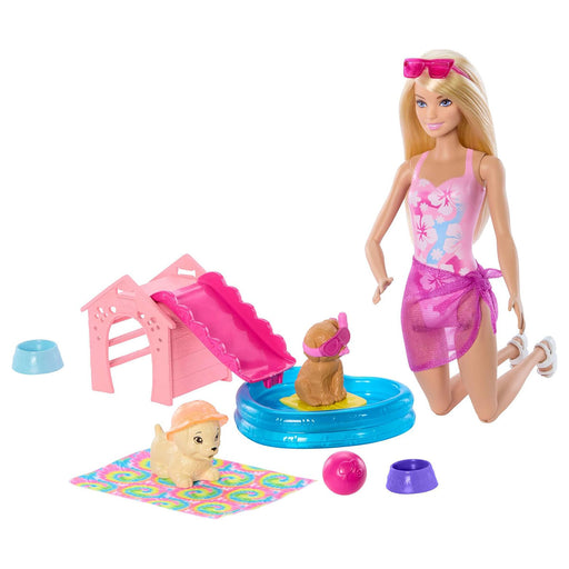 Barbie Puppy Pool Party Playset