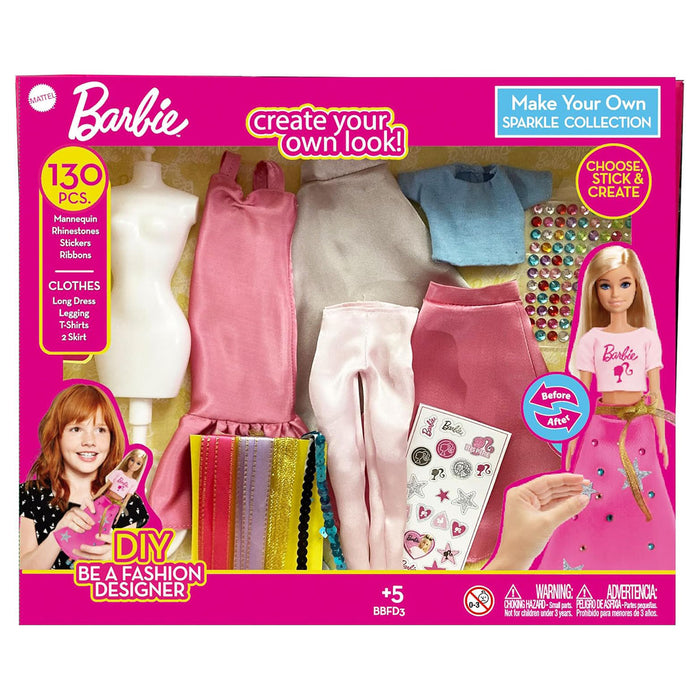 Barbie DIY Be a Fashion Designer Sparkle Collection Set