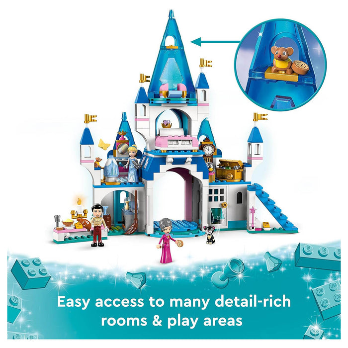 LEGO Disney Princess Cinderella and Pince Charming's Castle Building Set