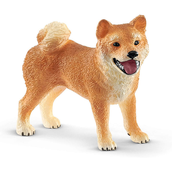 Schleich Farm World: Shiba Inu Mother and Puppy Figures