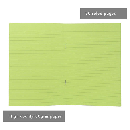Pukka Pad Irlen Comfort in Colour Green A5 Notepad (5 Pack)