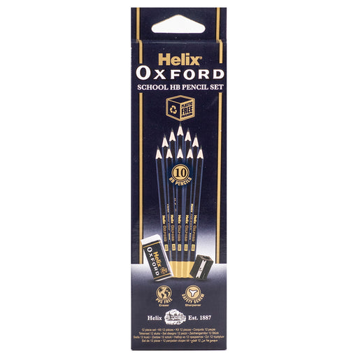Helix Oxford School HB Pencil Set