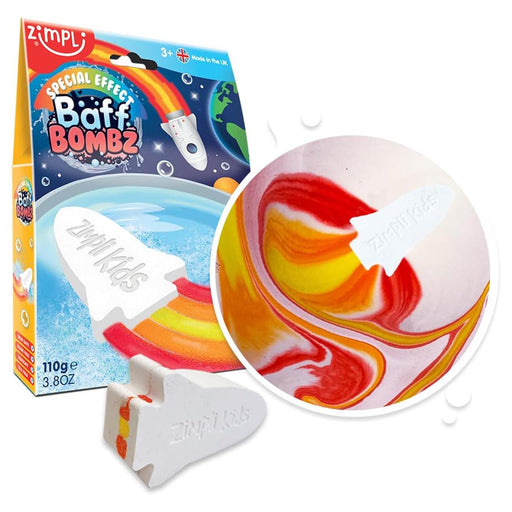 Zimpli Special Effect Baff Bombz Rocket Sensory Bath Fun
