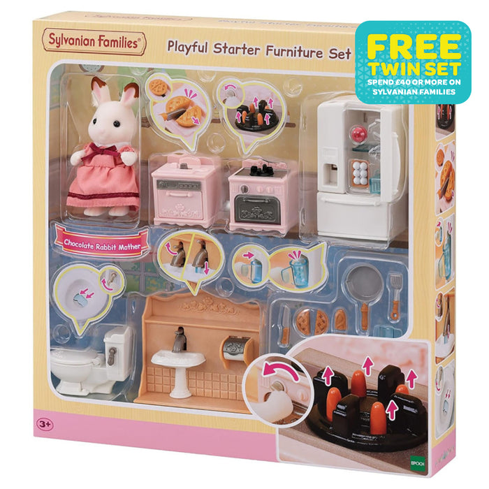 Sylvanian Families Playful Starter Furniture Set