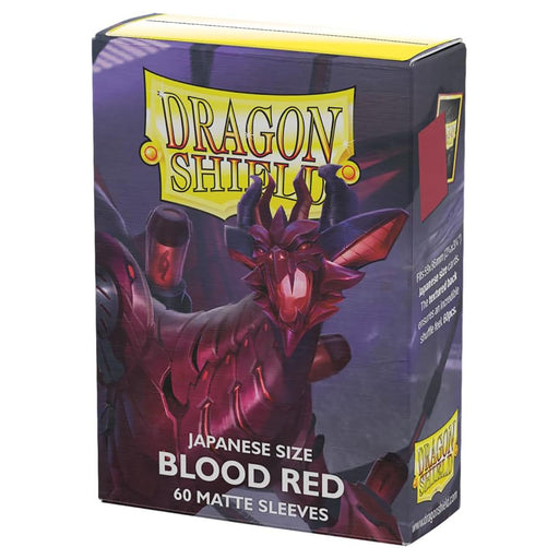 Dragon Shield Japanese Size Blood Red 60 Matte Sleeves