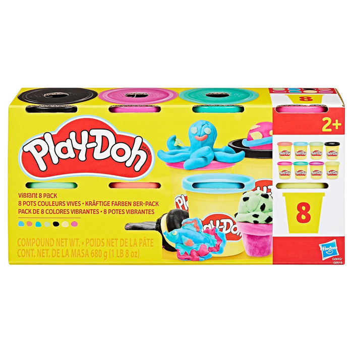 Play-Doh Vibrant Modelling Dough (8 Pack)
