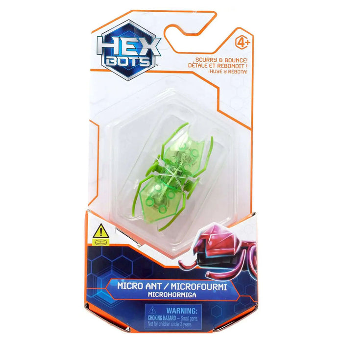 Hex Bots Micro Ant Green Mini Robot Bug