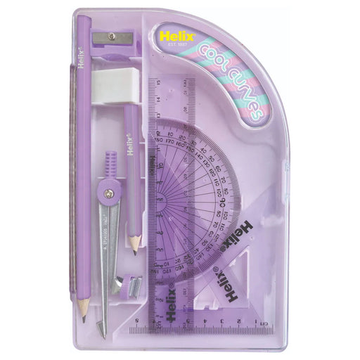 Helix Cool Curves Maths Set Pastel (styles vary)