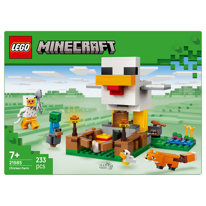 LEGO Minecraft Chicken Farm 21585 Building Set