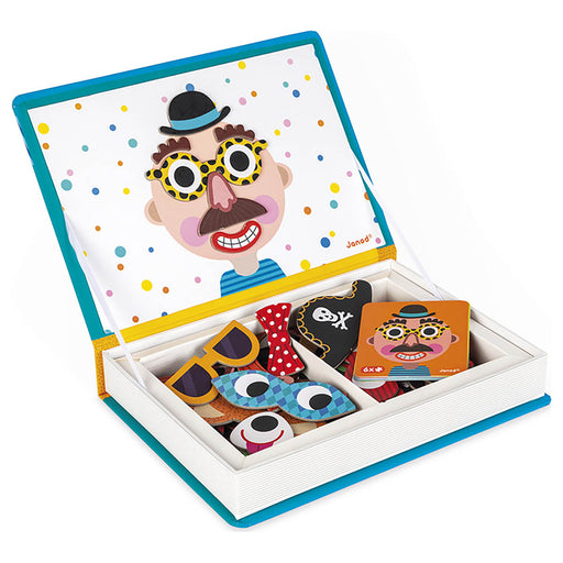 Janod Boy's Crazy Faces Magnéti'Book