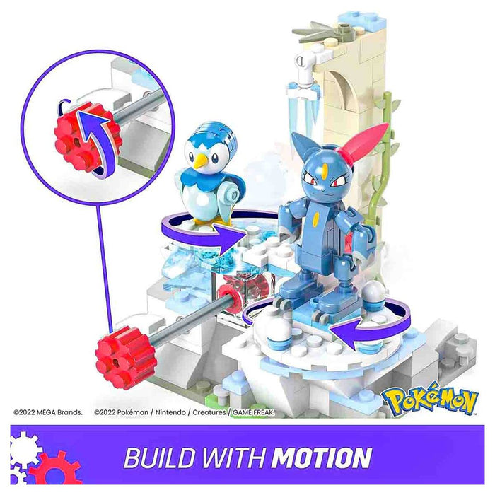 Mega Bloks Pokémon Piplup and Sneasel's Snow Day Building Set