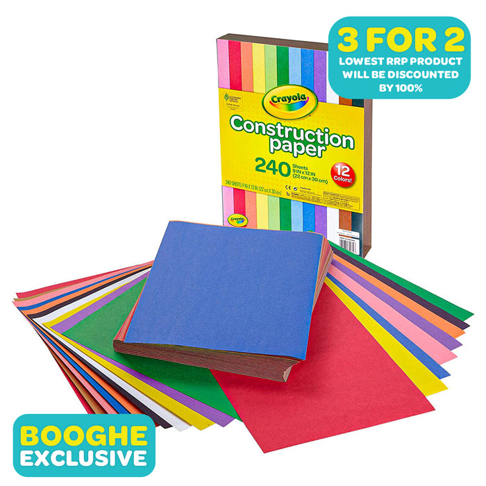 Crayola Construction Paper 240 Sheets