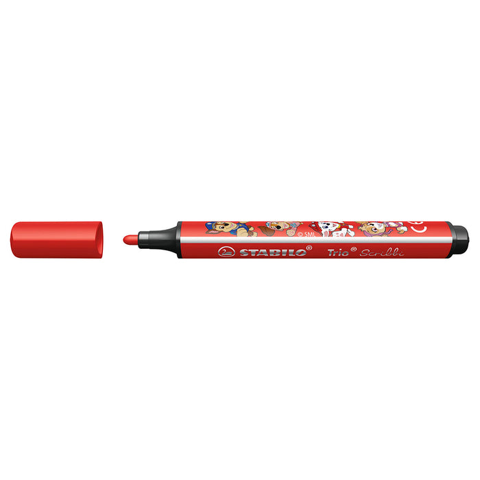 STABILO Trio Scribbi PAW Patrol Triangular Fibre-Tip Pens Assorted Colours (8 Pack)