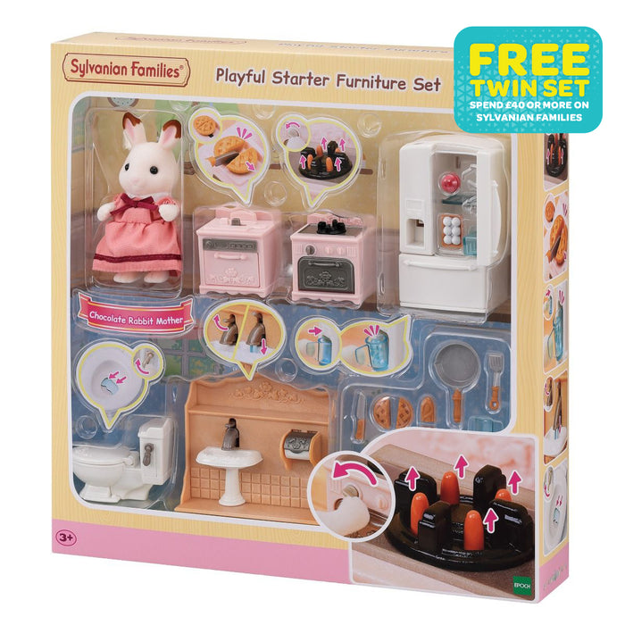 Sylvanian Families Playful Starter Furniture Set