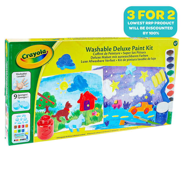 Crayola Washable Deluxe Paint Kit
