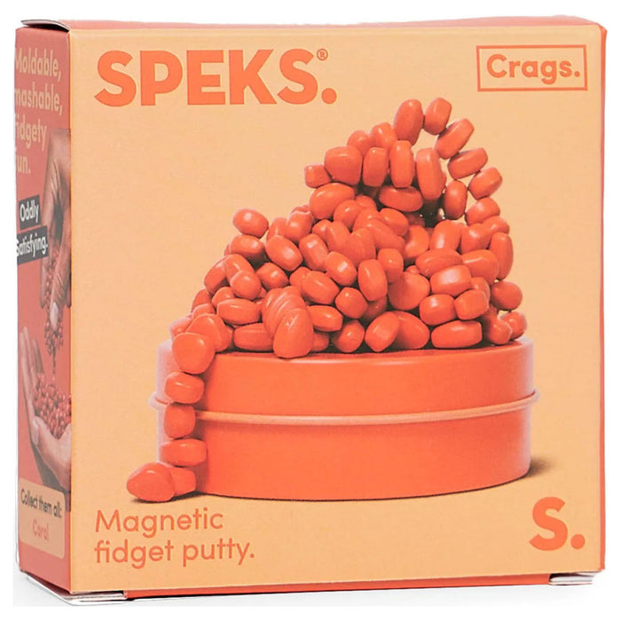 Speks Crags Magnetic Fidget Putty Coral 150 Piece Set