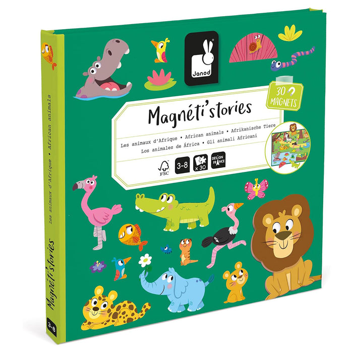 Janod Magneti'Stories African Animals Set