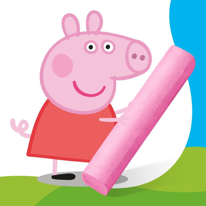Staedtler Peppa Pig Noris Junior Sidewalk Chalks (6 Pack)