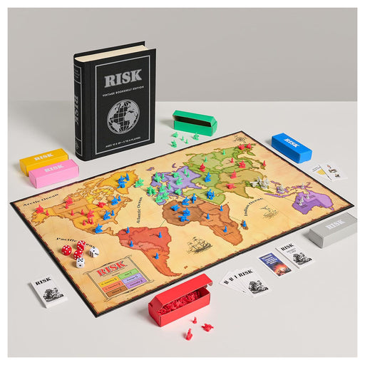 Risk Vintage Bookshelf Edition Board Game