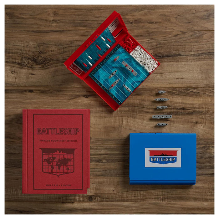 Battleship Vintage Bookshelf Edition Board Game