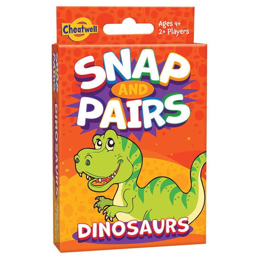 Snap and Pairs Dinosaurs Card Game