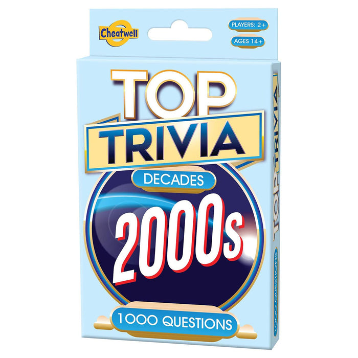 Top Trivia Decades 2000s Card Game