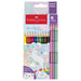 Faber-Castell Colour Pencils 10+3 and Unicorn Stickers Set