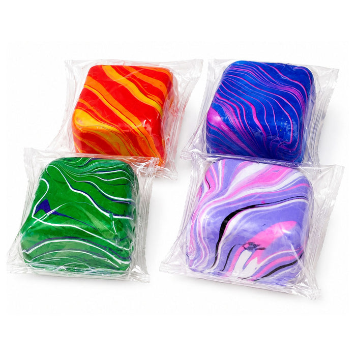 Marble Swirl Cube Maltose Slow Release Fidget Toy (styles vary)