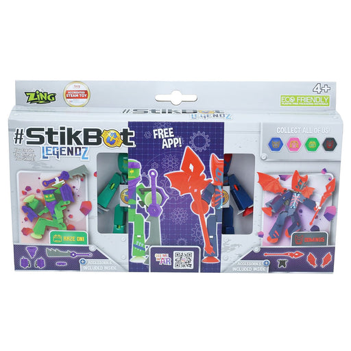 StikBot Legendz Dominus & Raze Oni Figures (2 Pack)