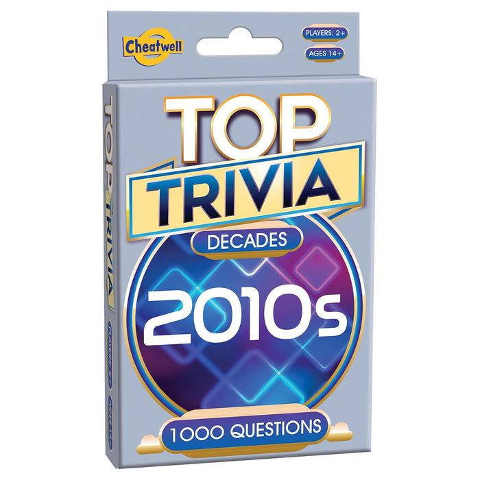 Top Trivia Decades 2010s Card Game