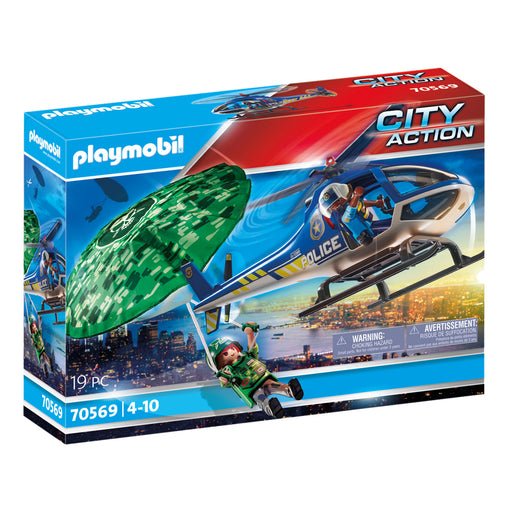 Playmobil City Action Police Parachute Search Playset