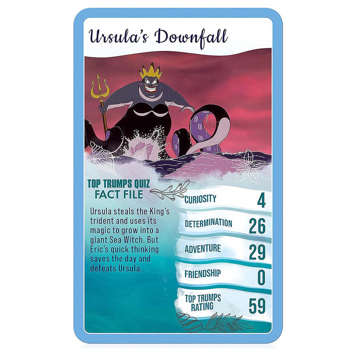 Disney The Little Mermaid Top Trumps Specials Card Game