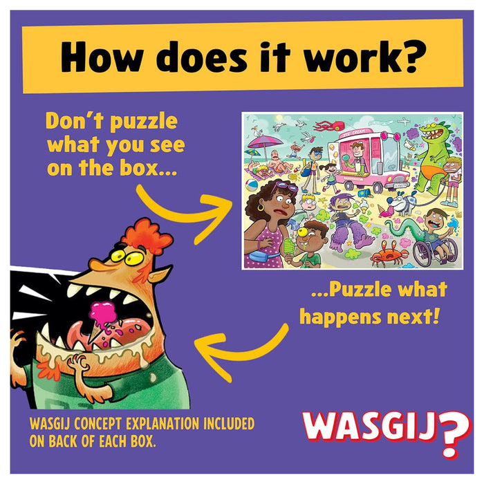 Wasgij Junior 1 Iced Screams! 240 Piece Jigsaw Puzzle