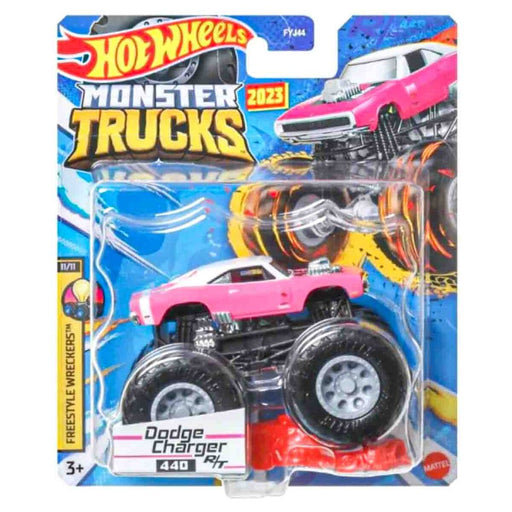Hot Wheels Monster Trucks 2023: Freestyle Wreckers: Dodge Charger RT 440 Vehicle