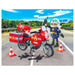 Playmobil Motorcycle & Oil Spill Incident Playset