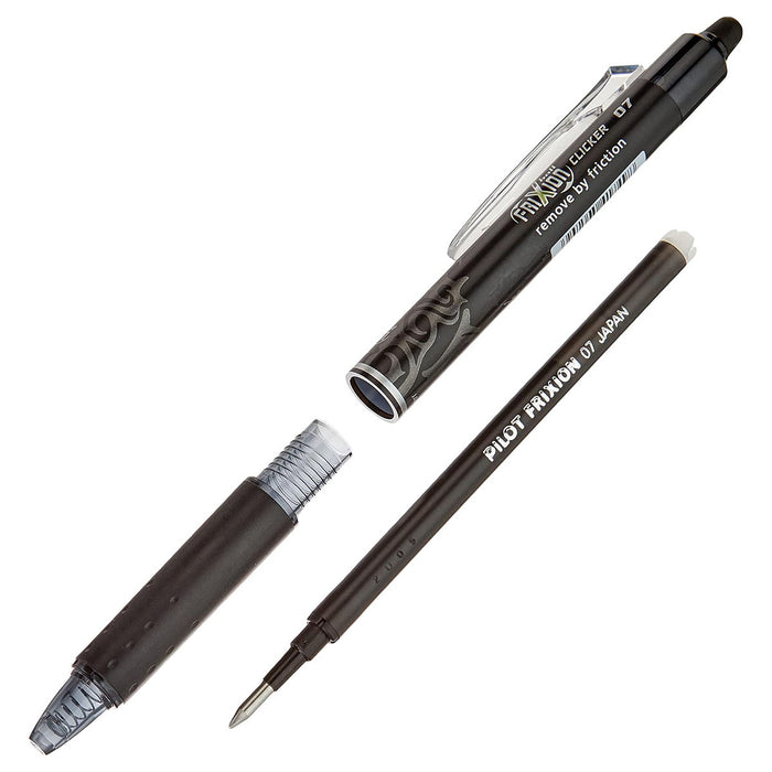Pilot FriXion Ball Clicker Medium Line Black Ink Pen