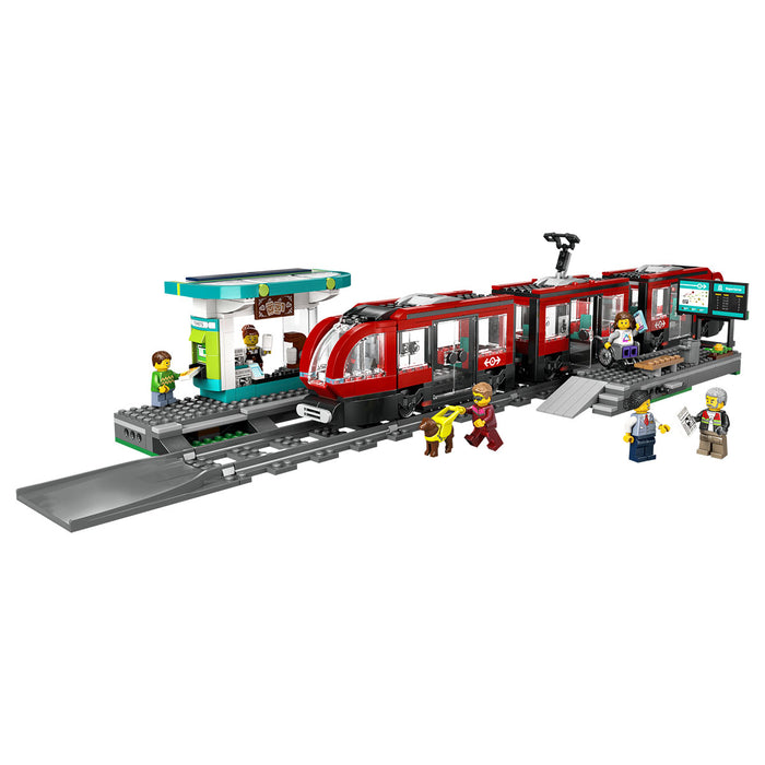 LEGO City Downtown Tram Building Set