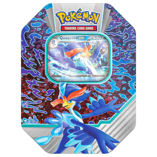 Pokemon TCG Tin, Quaquaval ex Tin, Paldean Partners Tin