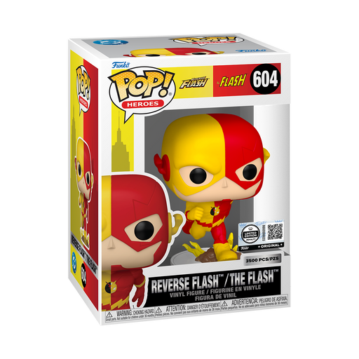 POP Royalty Limited Edition: DC Flash Reverse Flash Split