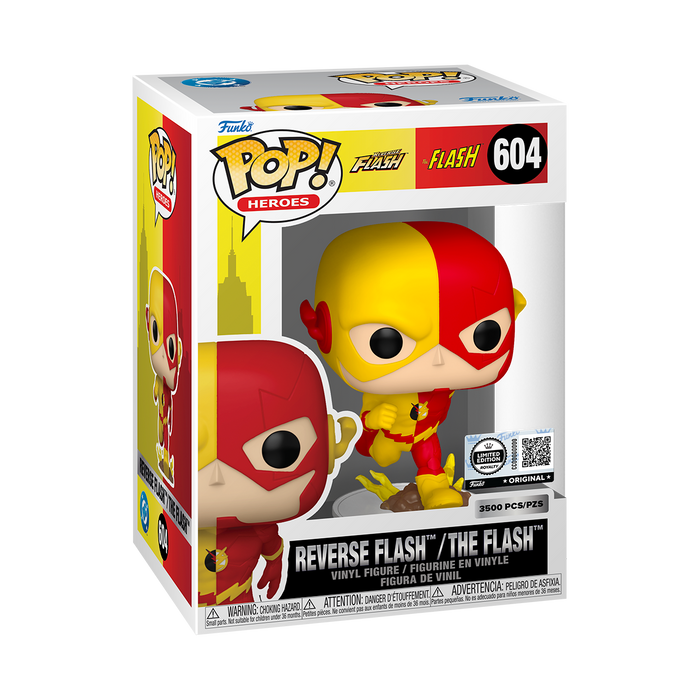 POP Royalty Limited Edition: DC Flash Reverse Flash Split