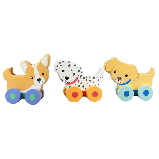 Orange Tree Wooden Puppy Push Toys (3 Pack)