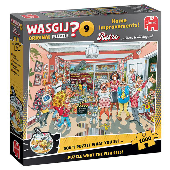 Wasgij? Original 9 Retro: Home Improvements! 1000 Piece Jigsaw Puzzle