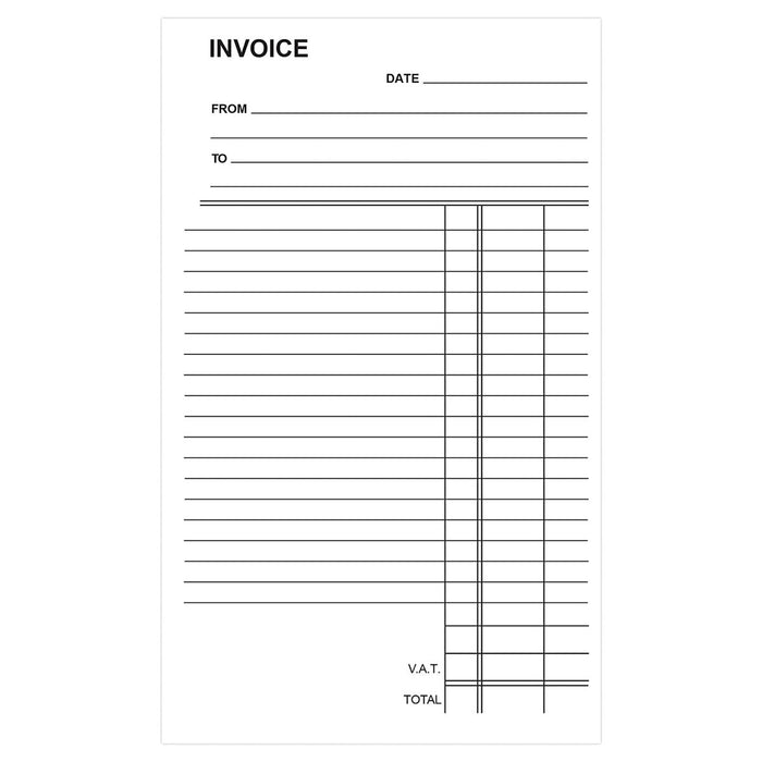 Silvine Carbonless Invoice Duplicate Book
