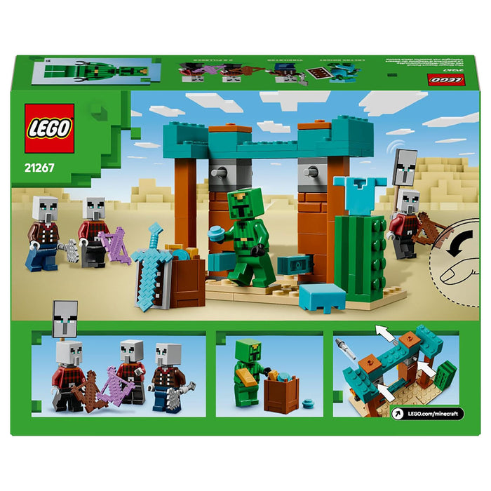 LEGO Minecraft The Illager Desert Patrol Building Set