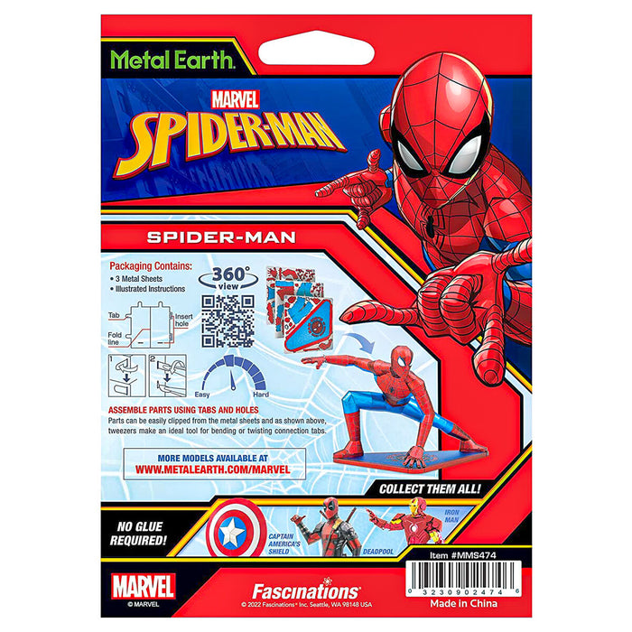 Metal Earth Marvel Spider-Man Steel Metal Kit