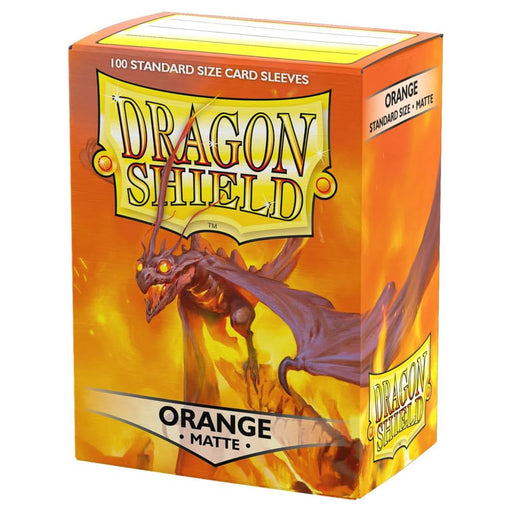 Dragon Shield Matte Sleeves Standard Size - Orange (100)
