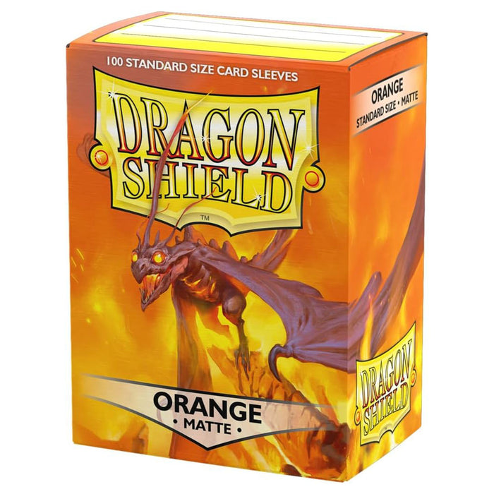 Dragon Shield Matte Sleeves Standard Size - Orange (100)
